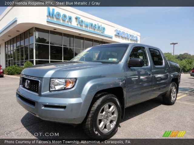 2007 Honda Ridgeline RTX in Steel Blue Metallic