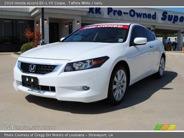 2010 Honda Accord EX-L V6 Coupe in Taffeta White