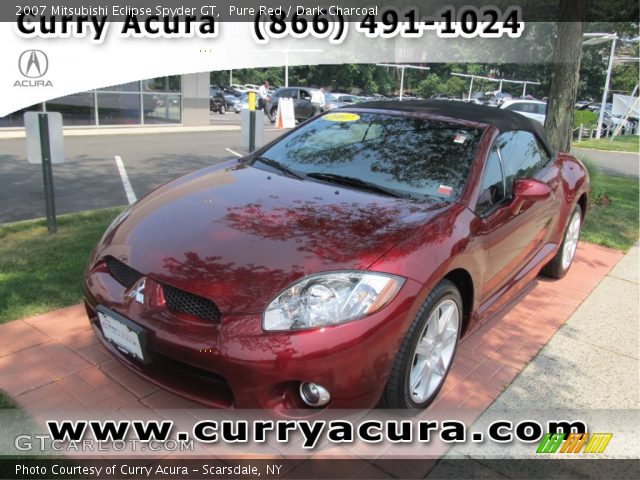2007 Mitsubishi Eclipse Spyder GT in Pure Red