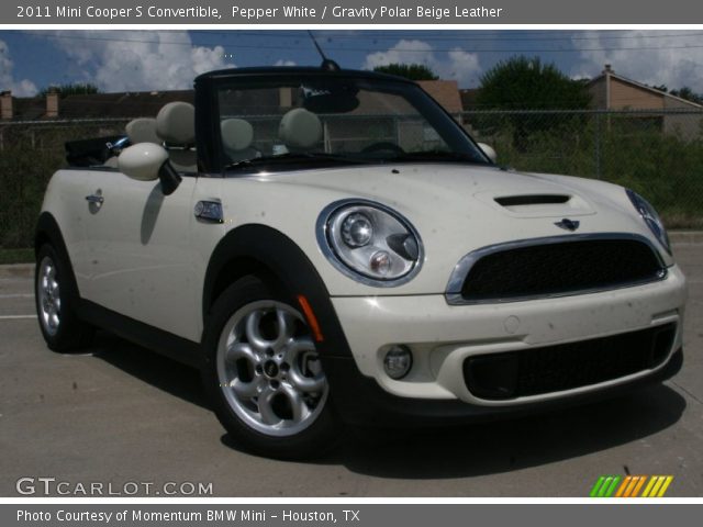 2011 Mini Cooper S Convertible in Pepper White