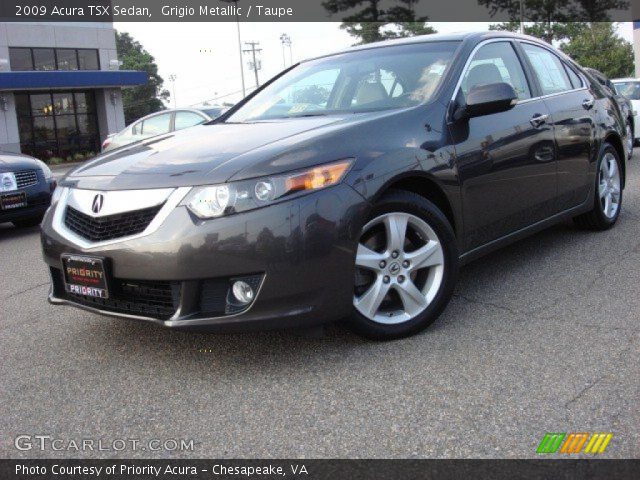 2009 Acura TSX Sedan in Grigio Metallic