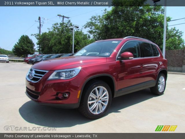 2011 Volkswagen Tiguan SEL in Wild Cherry Metallic