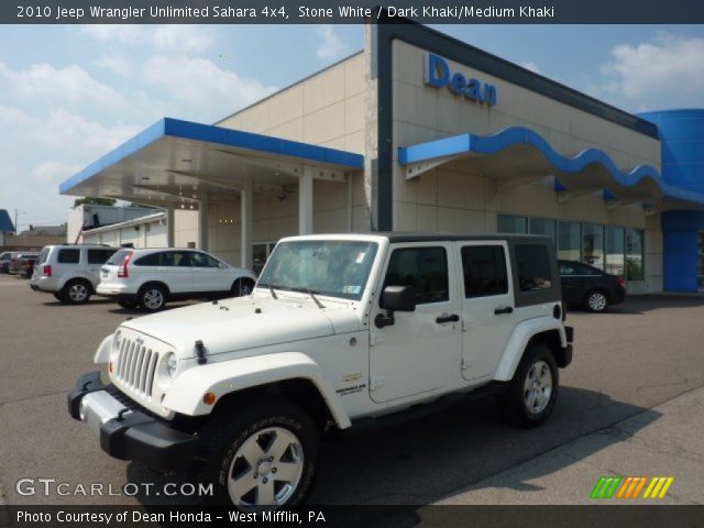 2010 Jeep Wrangler Unlimited Sahara 4x4 in Stone White