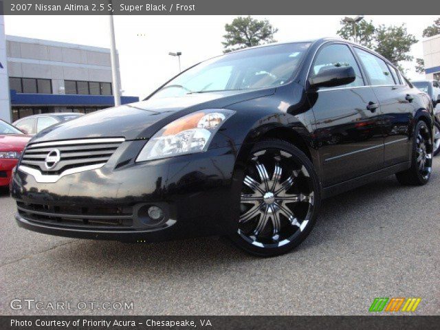 2007 Nissan Altima 2.5 S in Super Black