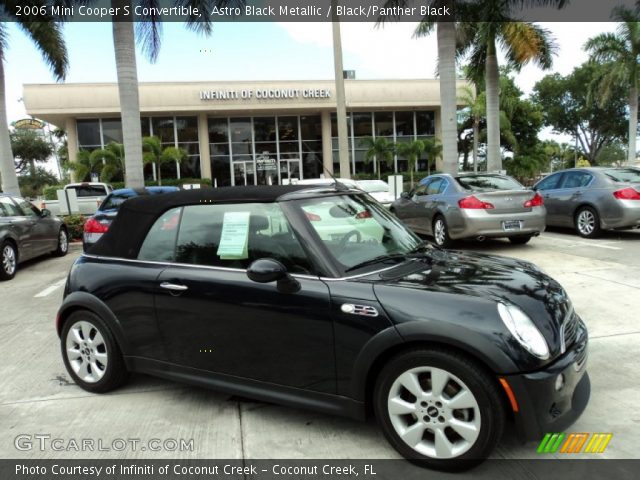 2006 Mini Cooper S Convertible in Astro Black Metallic