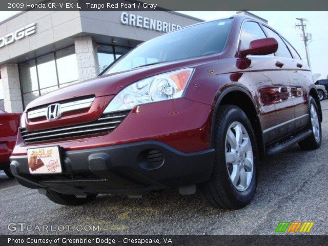2009 Honda CR-V EX-L in Tango Red Pearl