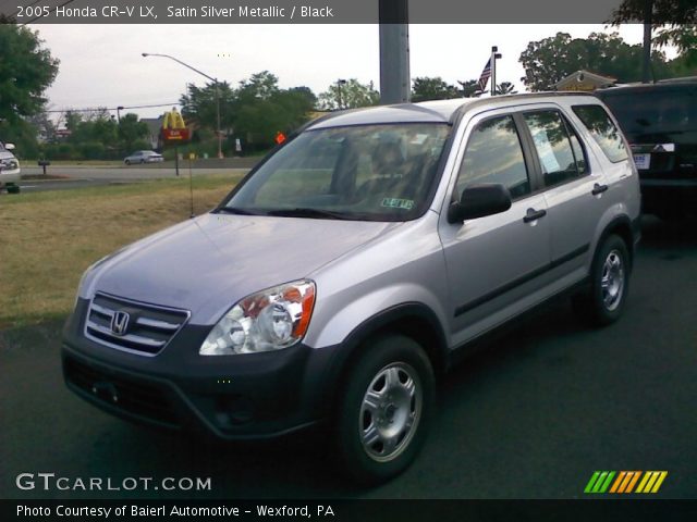 2005 Honda CR-V LX in Satin Silver Metallic