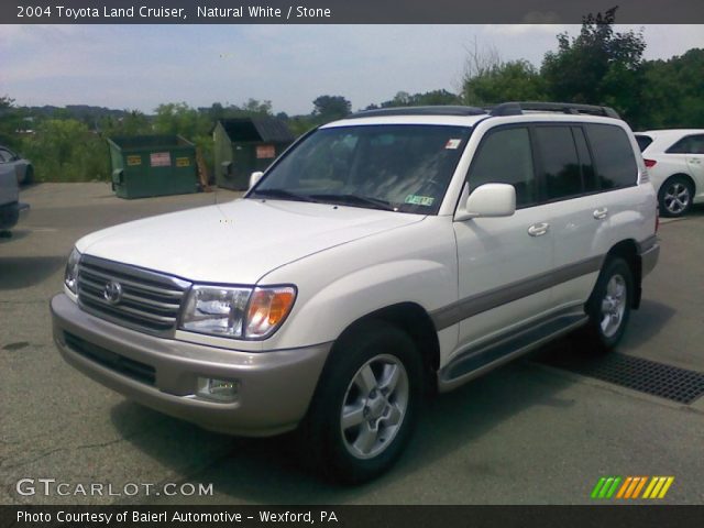 2004 Toyota Land Cruiser  in Natural White