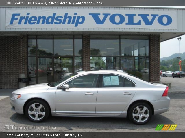 2008 Volvo S80 T6 AWD in Silver Metallic