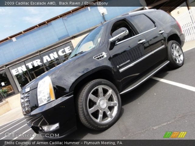 2009 Cadillac Escalade AWD in Black Raven