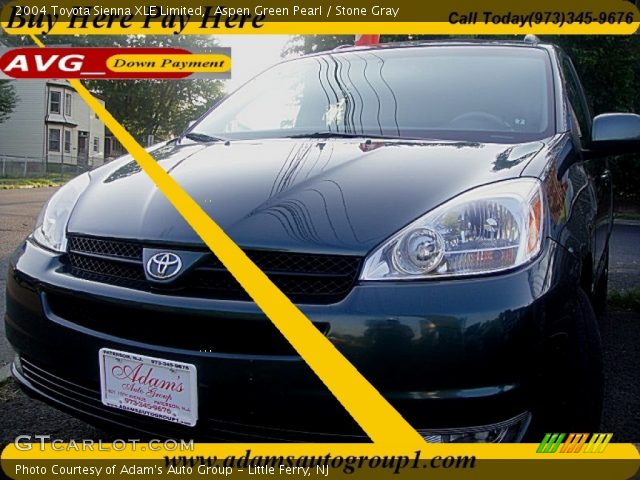 2004 Toyota Sienna XLE Limited in Aspen Green Pearl