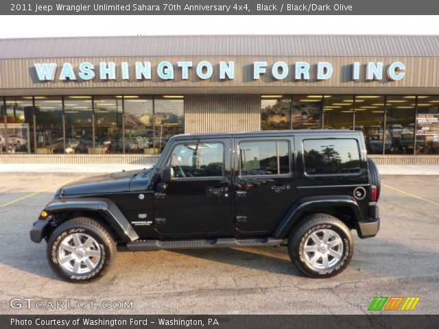 2011 Jeep Wrangler Unlimited Sahara 70th Anniversary 4x4 in Black