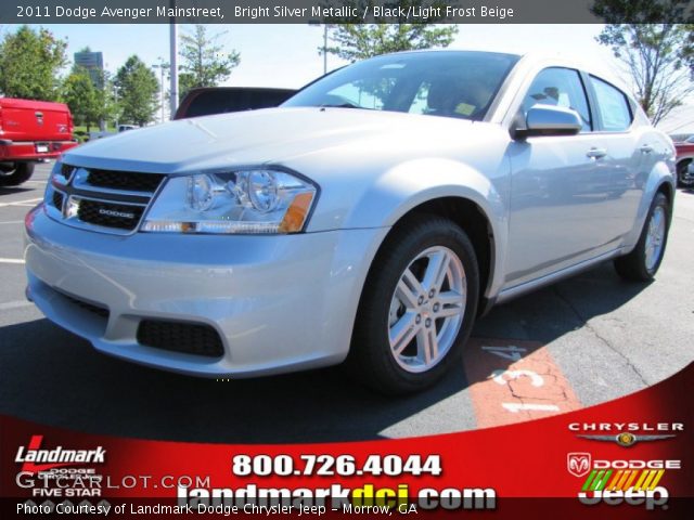 2011 Dodge Avenger Mainstreet in Bright Silver Metallic
