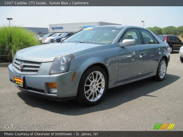 2007 Cadillac CTS Sedan in Sunset Blue