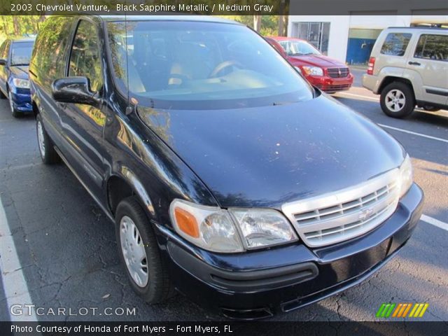 2003 Chevrolet Venture  in Black Sapphire Metallic
