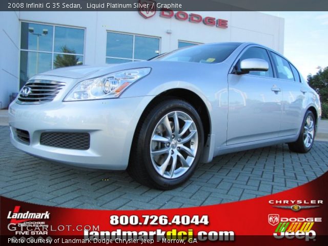 2008 Infiniti G 35 Sedan in Liquid Platinum Silver