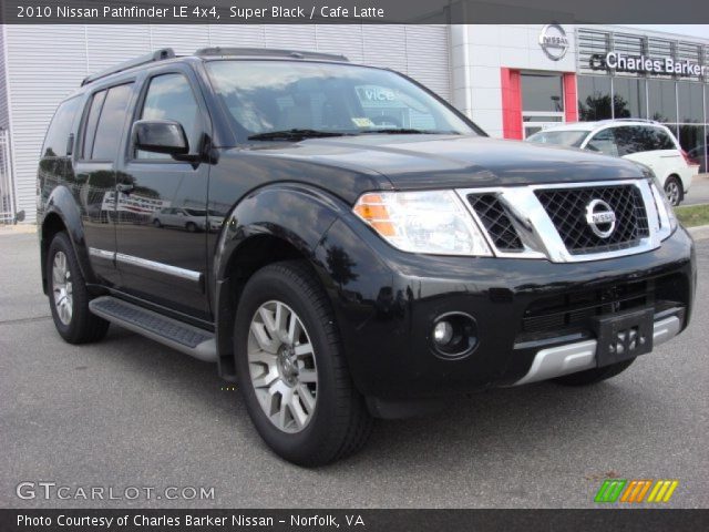 2010 Nissan Pathfinder LE 4x4 in Super Black