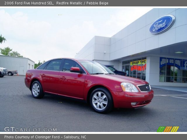 2006 Ford Five Hundred SEL in Redfire Metallic