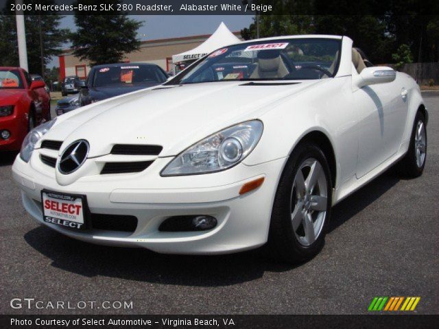 2006 Mercedes-Benz SLK 280 Roadster in Alabaster White