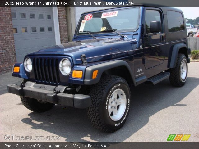 2005 Jeep Wrangler Unlimited 4x4 in Patriot Blue Pearl