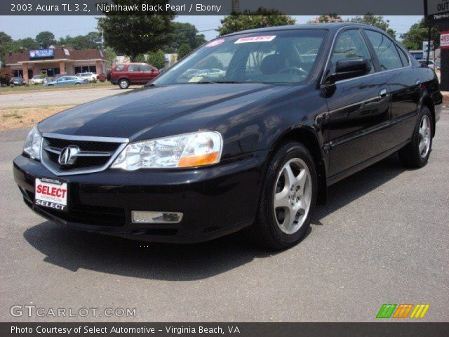 2003 Acura TL 3.2 in Nighthawk Black Pearl
