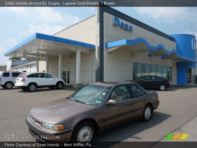 1990 Honda Accord EX Coupe in Laguna Gold Metallic