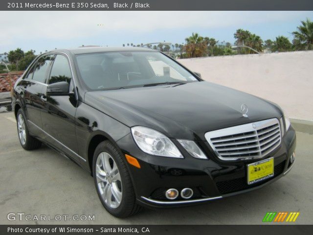 2011 Mercedes-Benz E 350 Sedan in Black