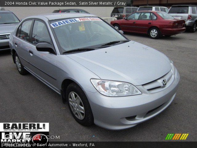 2004 Honda Civic Value Package Sedan in Satin Silver Metallic