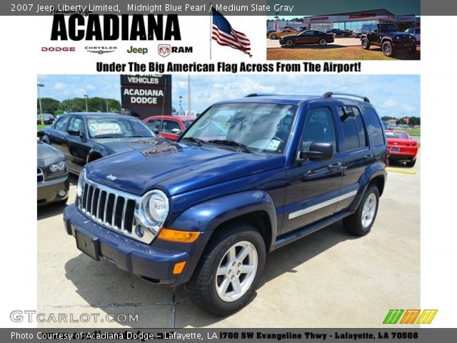 2007 Jeep Liberty Limited in Midnight Blue Pearl