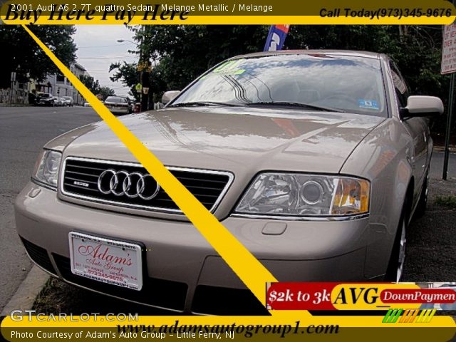 2001 Audi A6 2.7T quattro Sedan in Melange Metallic