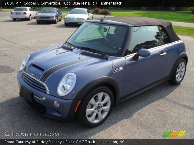2006 Mini Cooper S Convertible in Cool Blue Metallic