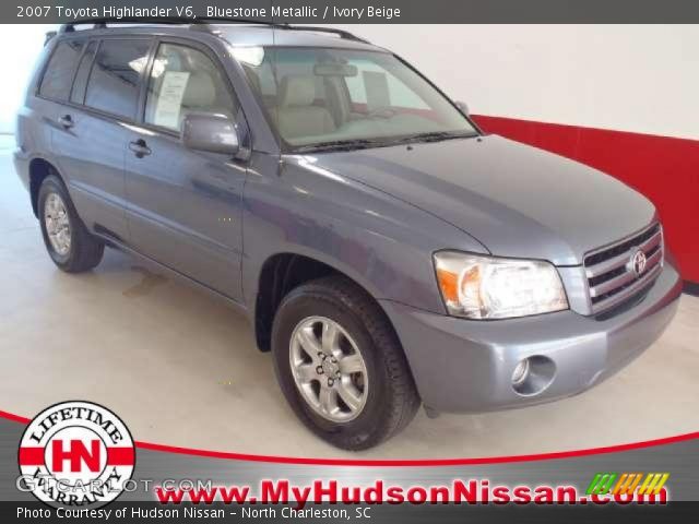 2007 Toyota Highlander V6 in Bluestone Metallic