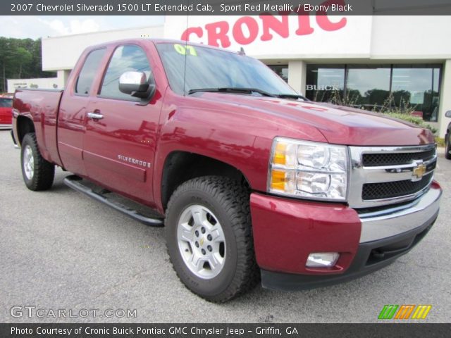 2007 Chevrolet Silverado 1500 LT Extended Cab in Sport Red Metallic