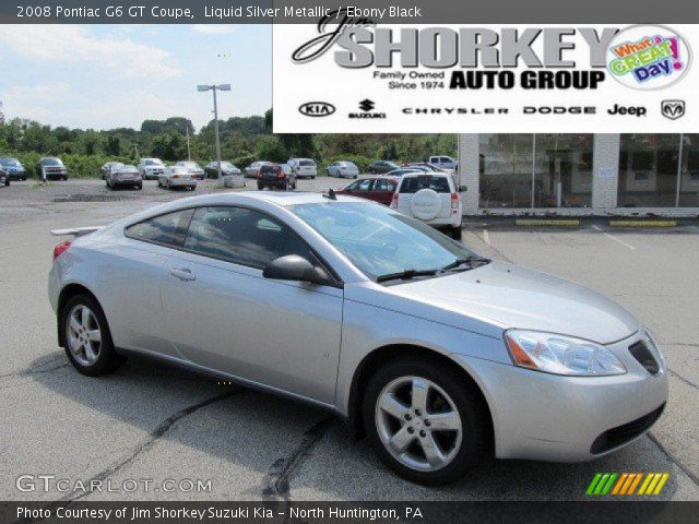 2008 Pontiac G6 GT Coupe in Liquid Silver Metallic