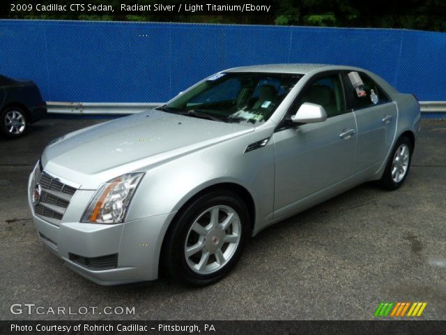 2009 Cadillac CTS Sedan in Radiant Silver