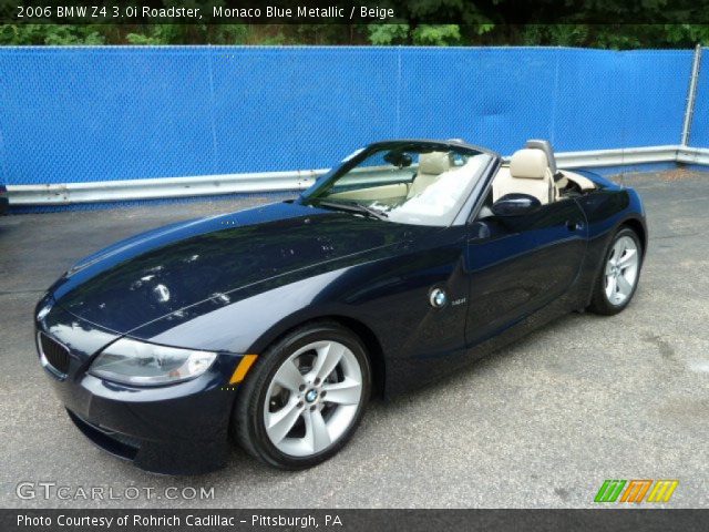 My bmw z4 pictures monaco blue