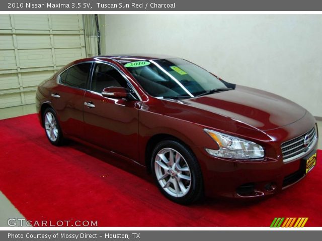 2010 Nissan Maxima 3.5 SV in Tuscan Sun Red