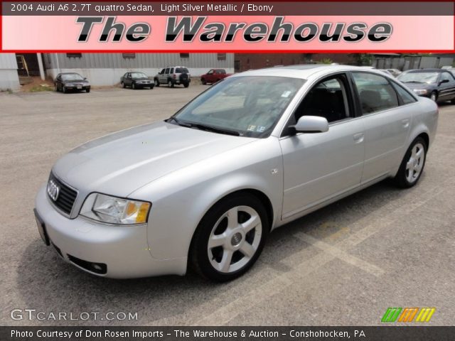 2004 Audi A6 2.7T quattro Sedan in Light Silver Metallic