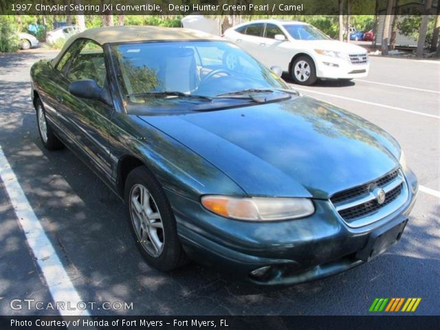 1997 Chrysler Sebring JXi Convertible in Deep Hunter Green Pearl