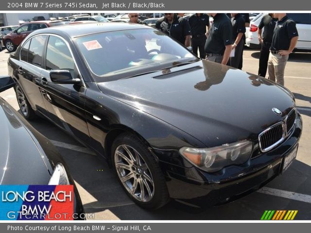 2004 BMW 7 Series 745i Sedan in Jet Black