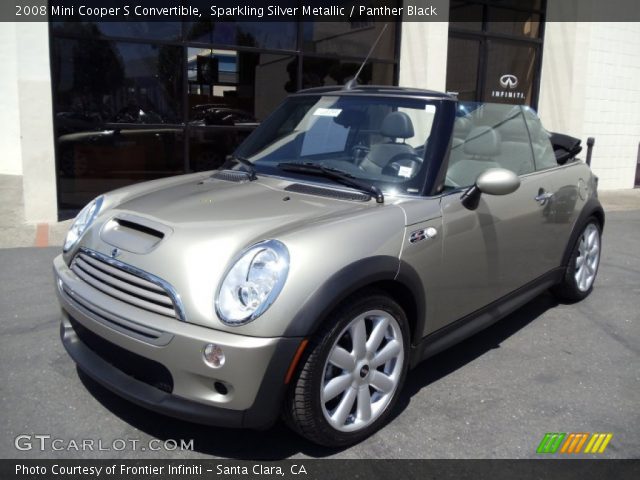 2008 Mini Cooper S Convertible in Sparkling Silver Metallic