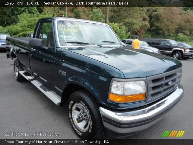 1995 Ford F150 XLT Regular Cab 4x4 in Dark Tourmaline Pearl