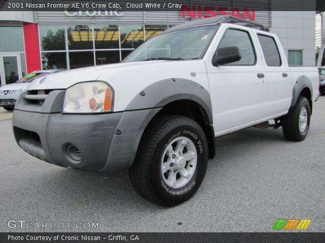 2001 Nissan Frontier XE V6 Crew Cab in Cloud White