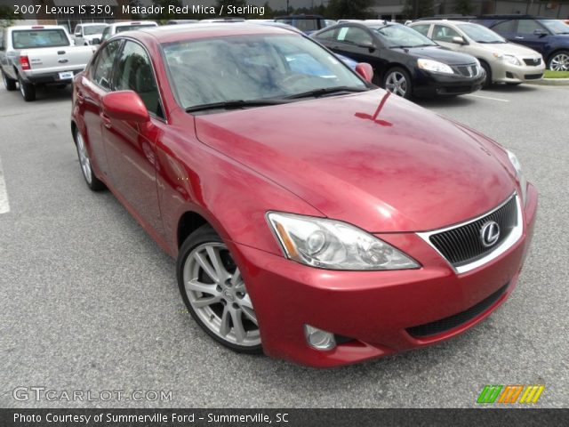 2007 Lexus IS 350 in Matador Red Mica