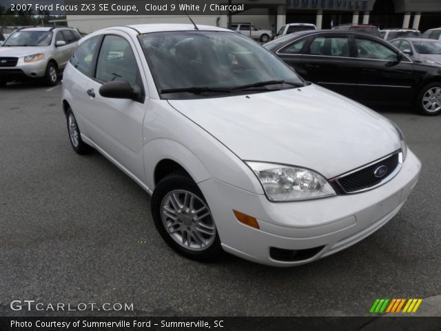 2007 Ford Focus ZX3 SE Coupe in Cloud 9 White