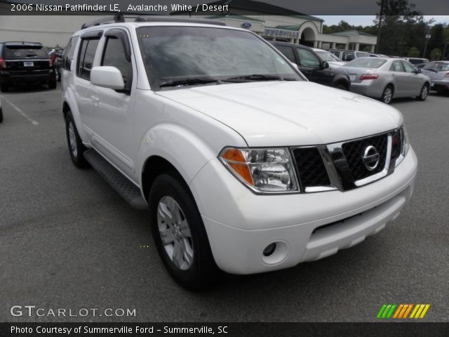 2006 Nissan Pathfinder LE in Avalanche White