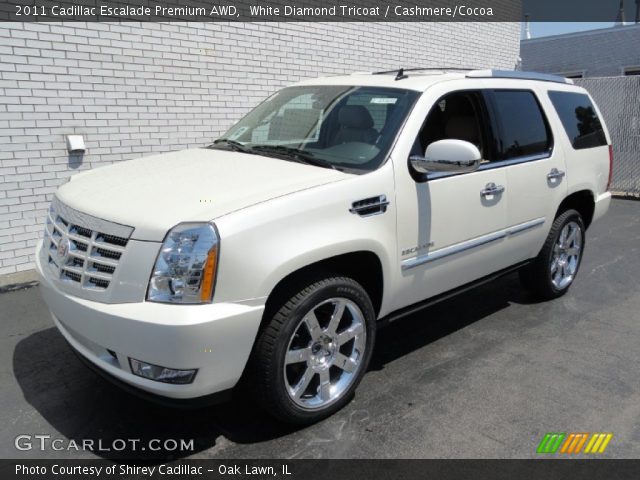 2011 Cadillac Escalade Premium AWD in White Diamond Tricoat