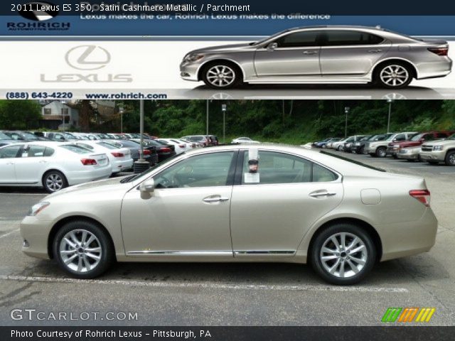 2011 Lexus ES 350 in Satin Cashmere Metallic