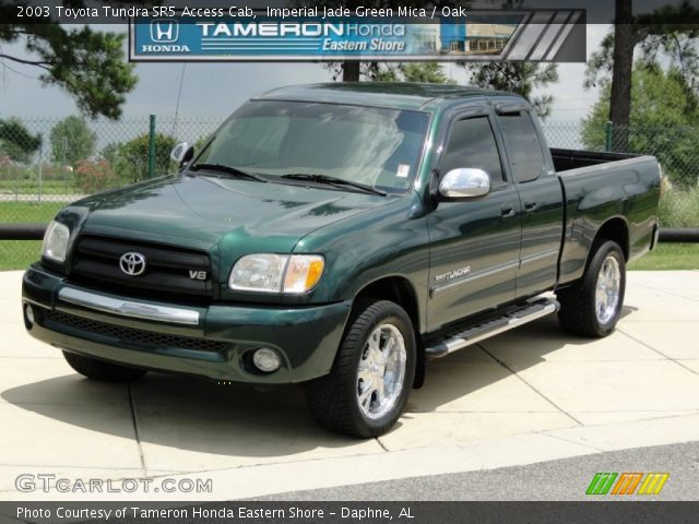 2003 Toyota Tundra SR5 Access Cab in Imperial Jade Green Mica