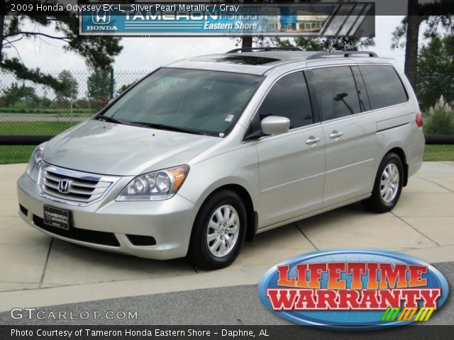 2009 Honda Odyssey EX-L in Silver Pearl Metallic
